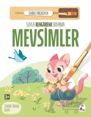 Suyla Rengarenk Boyama - Mevsimler (Sihirli Fırçasıyla) – Kolektif – İndigo Çocuk kitap kapağı