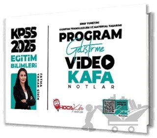 2025 KPSS Eğitim Bilimleri Program Geliştirme Video Kafa Notlar – Fatma Yaman Şirin – Hoca Kafası Yayınları kitap kapağı