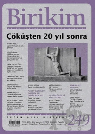 Birikim Aylık Sosyalist Kültür Dergisi Sayı: 249 – Birikim Yayınları kitap kapağı