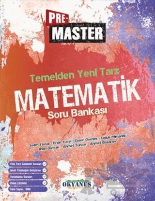 Pre Master Temelden Yeni Tarz Matematik Soru Bankası – Kolektif – Okyanus Yayınları kitap kapağı