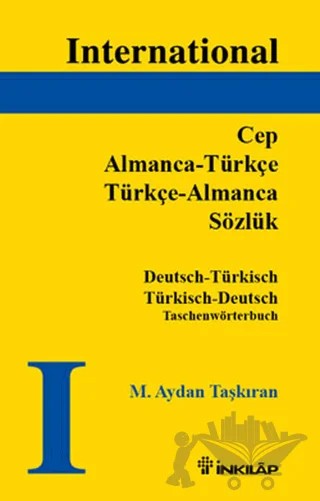 Almanca-Türkçe / Türkçe Almanca Sözlük – Aydan Taşkıran – İnkılap Kitabevi kitap kapağı