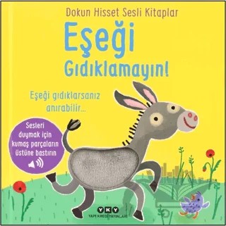 Dokun Hisset Sesli Kitaplar - Eşeği Gıdıklamayın! – Sam Taplin – Yapı Kredi Yayınları kitap kapağı