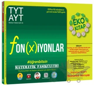 TYT-AYT Matematik Fasikülleri-Fonksiyonlar Eko – Kolektif – Tonguç Akademi kitap kapağı
