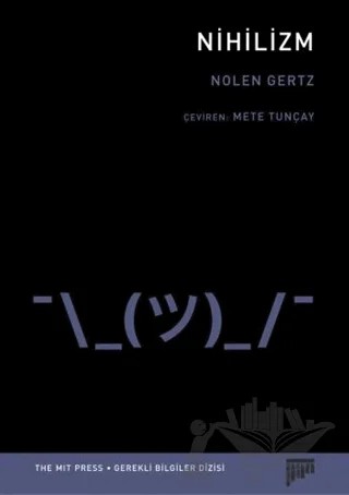 Nihilizm – Nolen Gertz – Pan Yayıncılık kitap kapağı