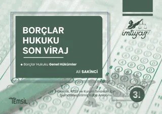 Borçlar Hukuku Genel Hükümler - Son Viraj – Ali Sakinci – Temsil Kitap kitap kapağı