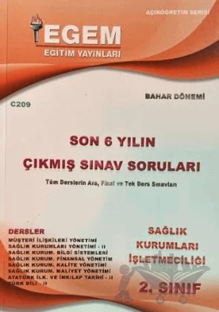 2. Sınıf Sağlık Kurumları İşletmeciliği Çıkmış Sınav Soruları – Kolektif – Egem Eğitim Yayınları kitap kapağı