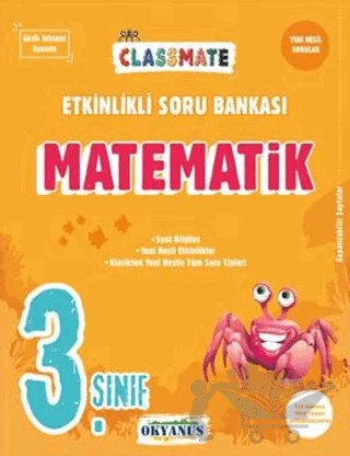 3. Sınıf Classmate Matematik Etkinlikli Soru Bankası – Kolektif – Okyanus Yayınları kitap kapağı