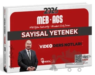 2026 MEB-AGS Sayısal Yetenek Video Ders Notları – Güven Göllüoğlu – Hoca Kafası Yayınları kitap kapağı
