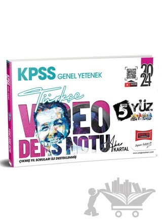 2024 KPSS Genel Yetenek 5Yüz Türkçe Video Ders Notları – Aker Kartal – Yargı Yayınevi kitap kapağı