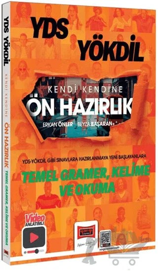 2025 YDS YÖKDİL Kendi Kendine Ön Hazırlık Temel Gramer Kelime ve Okuma – Erkan Önler – Yargı Yayınevi kitap kapağı