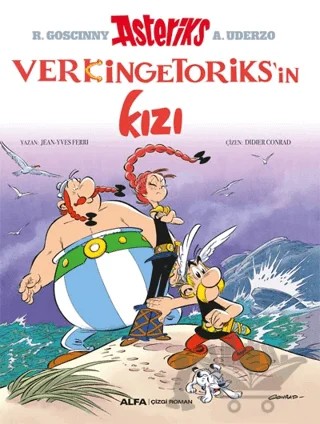 Asteriks Verkingetoriks'in Kızı - 38 – Rene Goscinny, Albert Uderzo, Jean - Yves Ferri – Alfa Yayınları kitap kapağı