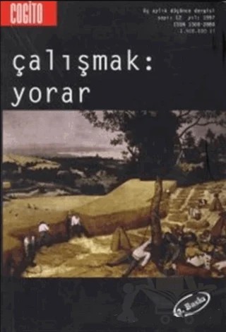Cogito Sayı: 12 Çalışmak: Yorar – Yapı Kredi Yayınları kitap kapağı