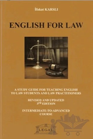 English for Law – İfakat Karslı – Legal Yayıncılık kitap kapağı