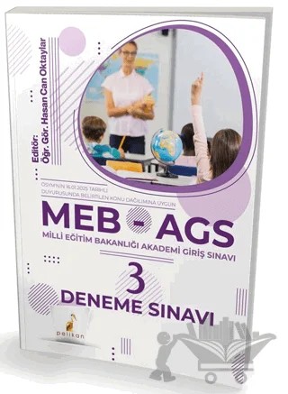 MEB - AGS Hazırlık 3 Deneme Sınavı – Hasan Can Oktaylar – Pelikan Tıp Teknik Yayıncılık kitap kapağı