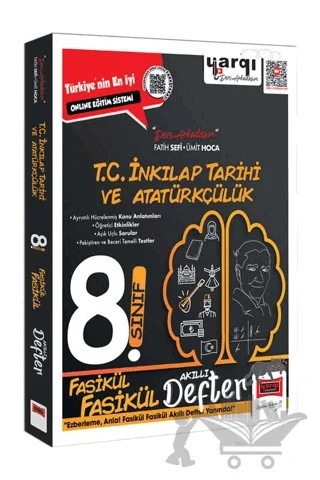 8. Sınıf T.C. İnkılap Tarihi ve Atatürkçülük Fasikül Fasikül Akıllı Defter – Kolektif – Yargı Yayınevi kitap kapağı