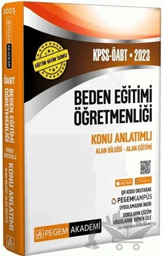 2023 ÖABT Beden Eğitimi Öğretmenliği Konu Anlatımlı Pegem Akademi Yayınları – Kolektif – Pegem Akademi Yayıncılık kitap kapağı