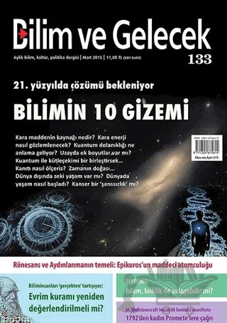 Bilim ve Gelecek Dergisi Sayı: 133 – Bilim ve Gelecek Dergisi Yayınları kitap kapağı