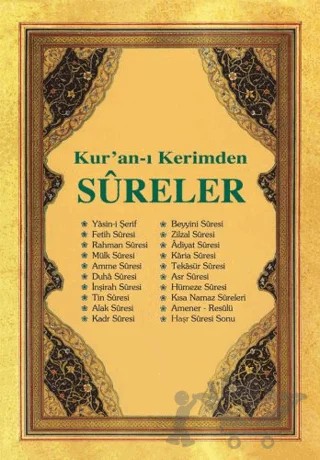 Kur'an-ı Kerim'den Sureler – Ali Hüsrevoğlu – Kampanya Kitapları - Erkam kitap kapağı