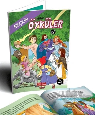 Resimli Seçkin Öyküler 2 (Renkli 7+Yaş) – Kolektif – Bordo Ressam kitap kapağı