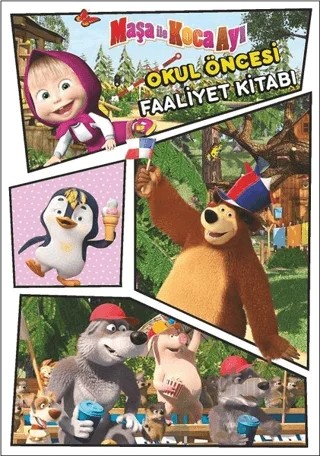 Okul Öncesi Faaliyet Kitabı - Maşa ile Koca Ayı – Kolektif – Doğan Egmont Yayıncılık kitap kapağı