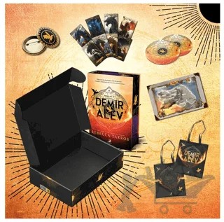 Demir Alev (Ciltli-Kutulu Set) – Rebecca Yarros – Olimpos Yayınları kitap kapağı