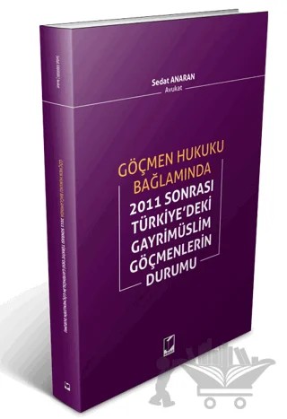 2011 Sonrası Türkiye'deki Gayrimüslim Göçmenlerin Durumu – Sedat Anaran – Adalet Yayınevi kitap kapağı