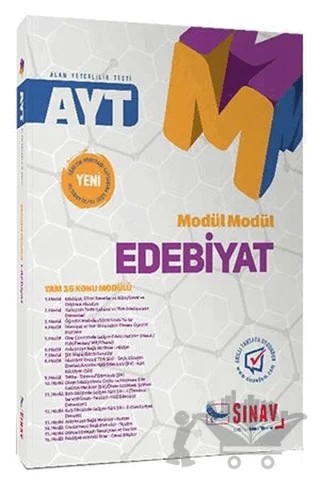 AYT Edebiyat Modül Modül Konu Anlatımlı – Kolektif – Sınav Yayınları kitap kapağı