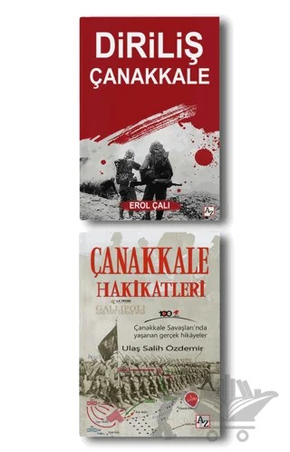Çanakkale Zaferi Seti (2 Kitaplık Set) – Kolektif – Az Kitap kitap kapağı