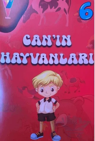 Can'ın Hayvanları 6 – Kolektif – Kırmızı Havuç Yayınları kitap kapağı