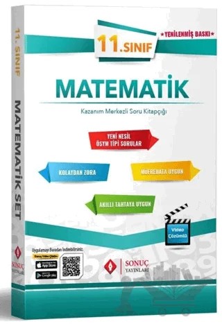 11. Sınıf Matematik Modüler Set – Kolektif – Sonuç Yayınları kitap kapağı