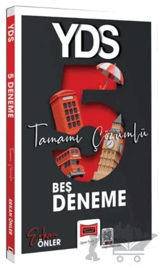 2025 YDS Tamamı Çözümlü 5 Deneme – Erkan Önler – Yargı Yayınevi kitap kapağı