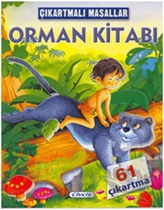 Çıkartmalı Masallar - Orman Kitabı – Kolektif – Çiçek Yayıncılık kitap kapağı