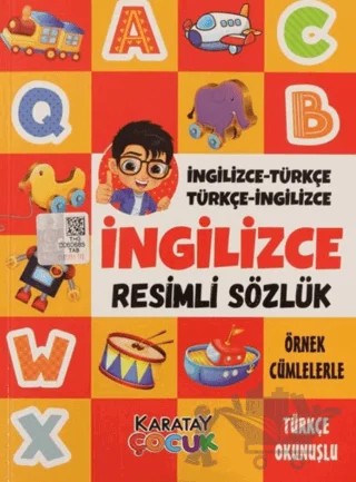 İngilizce Resimli Sözlük – Hüseyin Utku Gültekin – Karatay Çocuk kitap kapağı