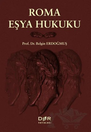 Roma Eşya Hukuku – Belgin Erdoğmuş – Der Yayınları kitap kapağı
