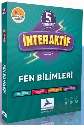 Paraf 5. Sınıf İnteraktif Fen Bilimleri Soru Bankası – Kolektif – Paraf Yayınları kitap kapağı