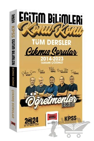 KPSS Eğitim Bilimleri Öğretmenler Ekibi Tüm Dersler Tamamı Çözümlü Son 10 Yıl Konu Konu Çıkmış Sorular (2014-2023) – Kolektif – Yargı Yayınevi kitap kapağı