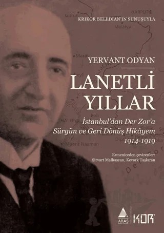 Lanetli Yıllar – Yervant Odyan – Aras Yayıncılık kitap kapağı