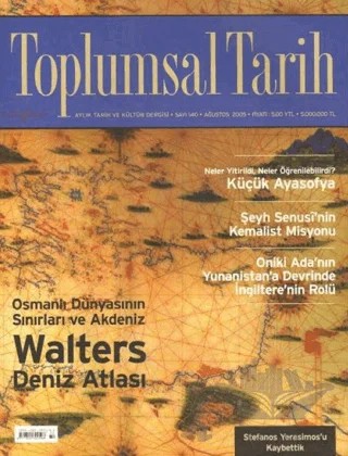 Toplumsal Tarih Dergisi Sayı: 140 – Tarih Vakfı Yurt Yayınları - Toplumsal Tarih Dergisi kitap kapağı