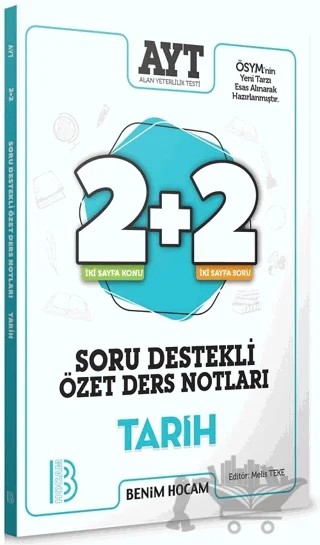 AYT Tarih Soru Destekli Özet Ders Notları – Melis Teke – Benim Hocam Yayınları kitap kapağı