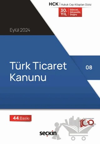 Türk Ticaret Kanunu (Cep Kitabı) – Kollektif – Seçkin Yayıncılık kitap kapağı