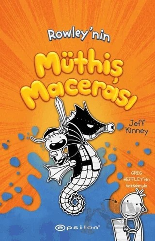 Rowley’nin Müthiş Macerası – Jeff Kinney – Epsilon Yayınevi kitap kapağı