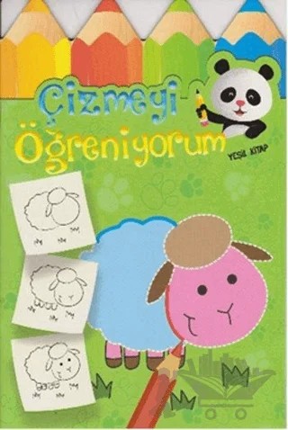 Çizmeyi Öğreniyorum - Yeşil Kitap – Kolektif – Parıltı Yayınları kitap kapağı