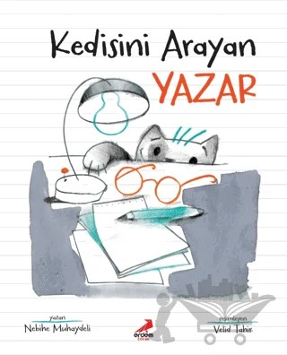 Kedisini Arayan Yazar – Nehibe Muhaydeli – Erdem Çocuk kitap kapağı