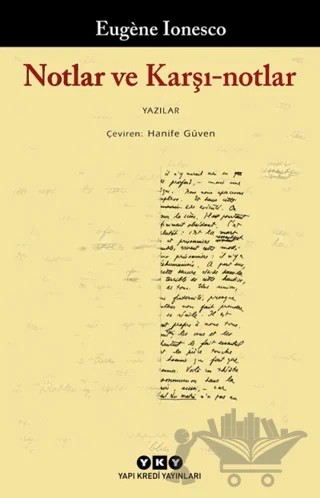 Notlar ve Karşı-notlar – Eugene Ionesco – Yapı Kredi Yayınları kitap kapağı