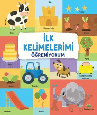 İlk Kelimelerimi Öğreniyorum – Kolektif – Bookalemun Yayınevi kitap kapağı