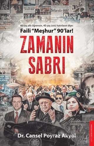 Zamanın Sabrı - Faili Meşhur 90'lar! – Cansel Poyraz Akyol – Destek Yayınları kitap kapağı