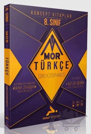 LGS Mor Türkçe Soru Kütüphanesi – Kolektif – Paraf Yayınları kitap kapağı