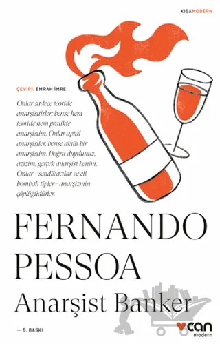 Anarşist Banker – Fernando Pessoa – Can Yayınları kitap kapağı