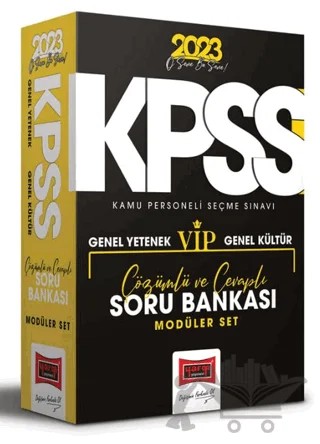 Yargı Yayınları 2023 KPSS Genel Yetenek - Genel Kültür Tüm Dersler Tamamı Çözümlü Modüler Soru Bankası Seti – Kolektif – Yargı Yayınevi kitap kapağı