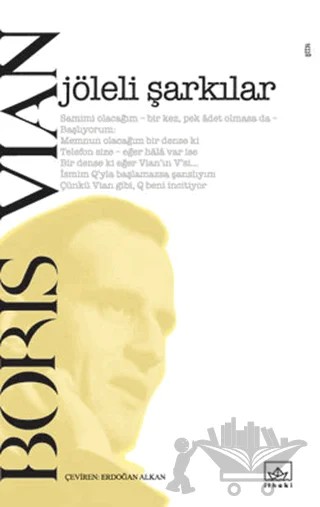 Jöleli Şarkılar – Boris Vian – İthaki Yayınları kitap kapağı